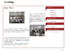 Tablet Screenshot of cetelec.ma